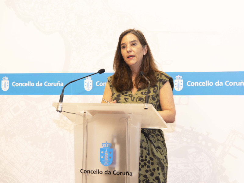 La alcaldesa de A Coruña, Inés Rey