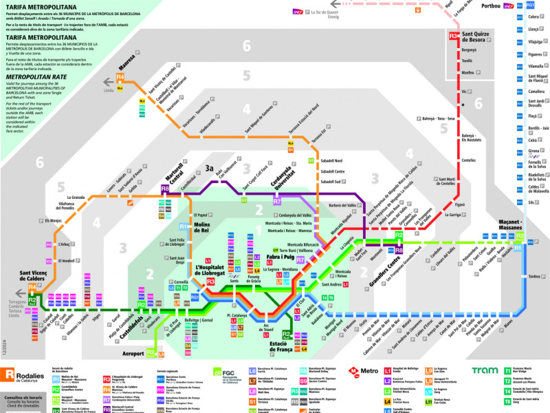 Plano cercanías Renfe
