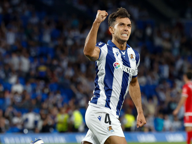 Martín Zubimendi sous le maillot de la Real Sociedad
