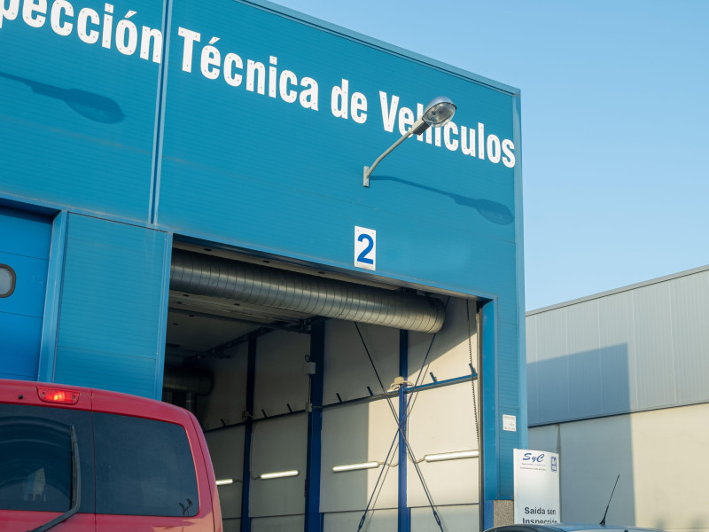Vehículo en espera de inspección técnica, ITV