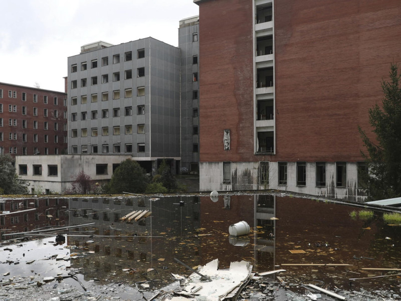 Edificios del antiguo HUCA