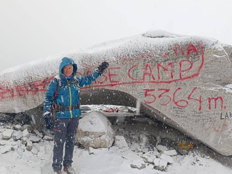 Juan Carlos en el Himalaya