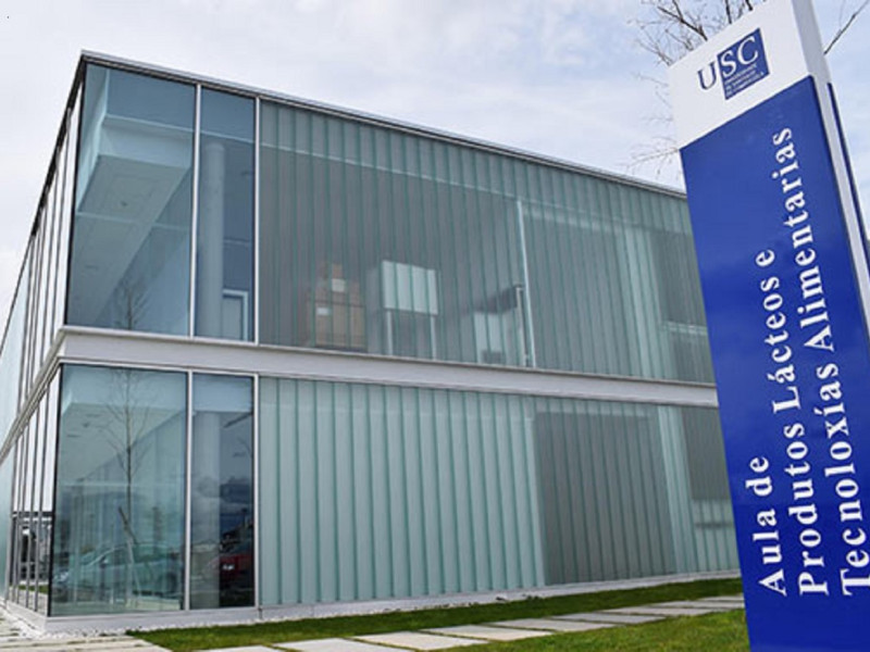 Sede del Aula de Produtos Lácteos, en el barrio lucense de San Fiz