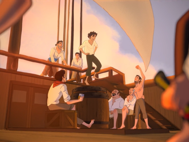 Imagen del corto de la Armada española