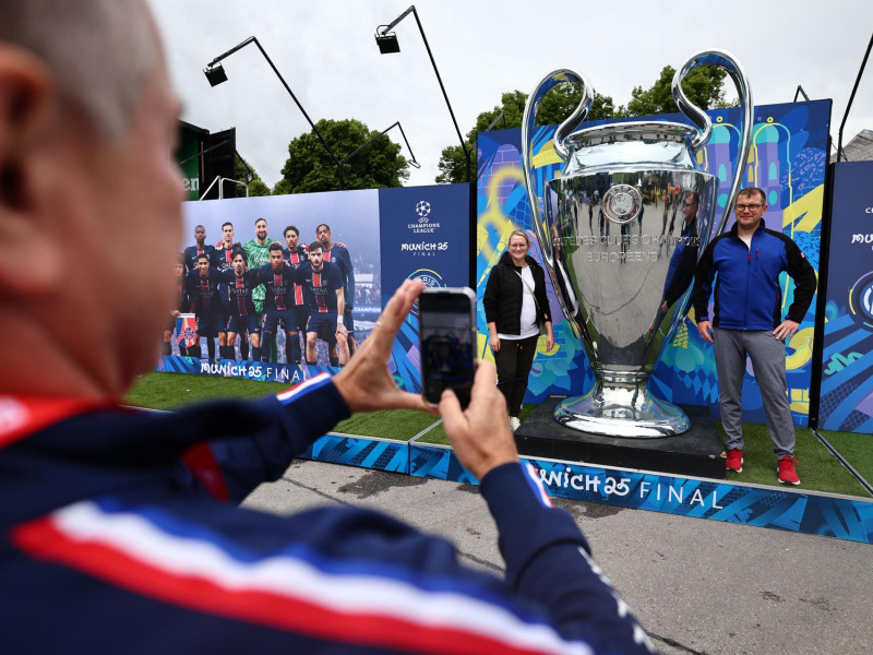 Fan zone de la final de la Liga de Campeones en Múnich