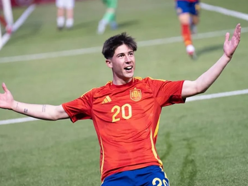 Gol con la Sub-17 en la Ronda Elite
