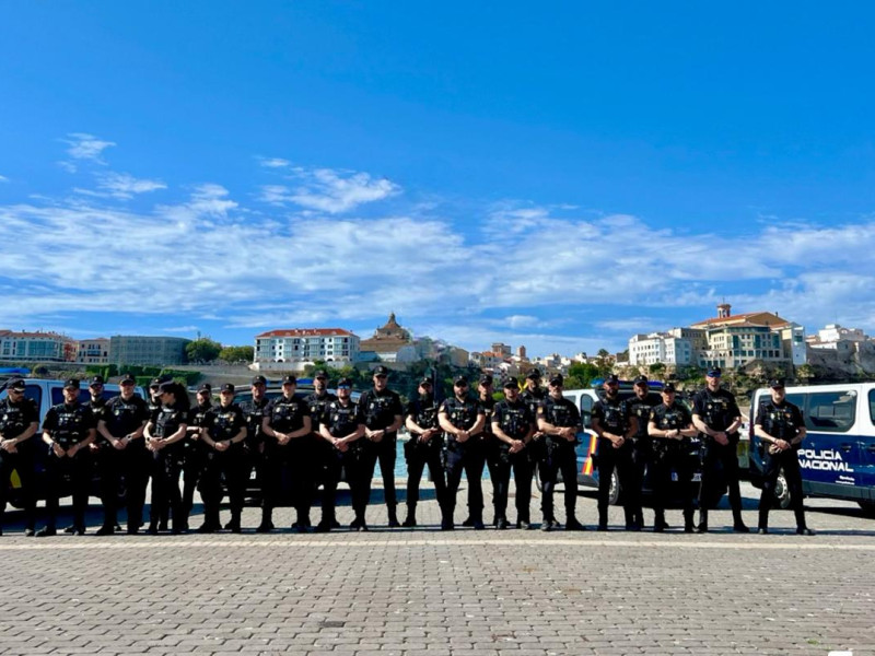 Refuerzo policial en Baleares