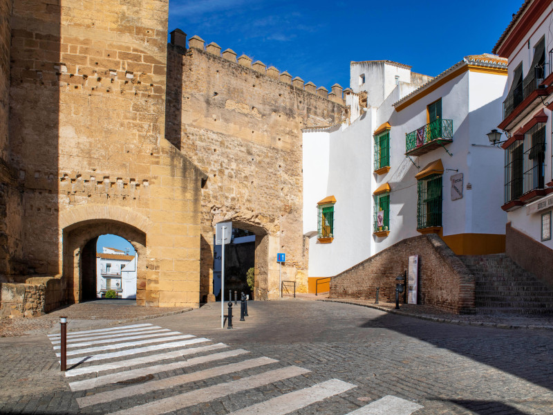 Alcázar de la Puerta de Sevilla. La Ciudadela Puerta de Sevilla. Casco antiguo Carmona Sevilla