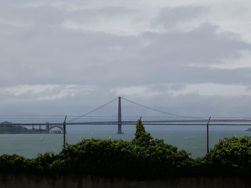 La famosa isla de Alcatraz y la penitenciaría federal de máxima seguridad en la Bahía de San Francisco - Área de la Bahía, California
