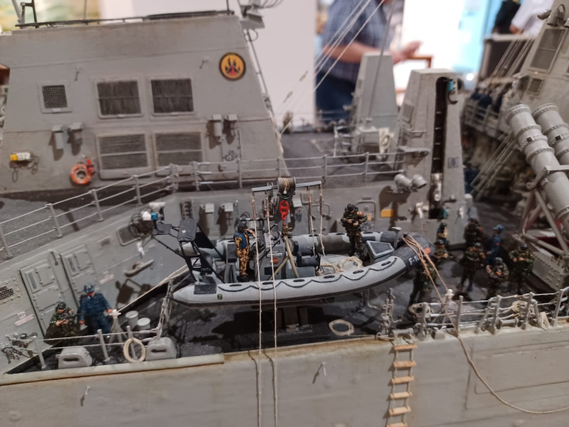 Llama la atención el nivel de detalle de la maqueta