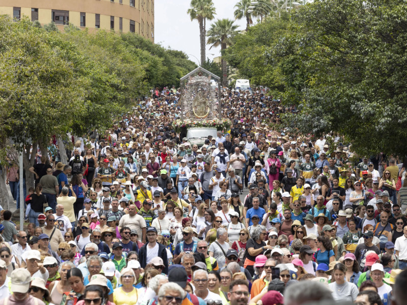 Virgen del Pino por las calles de Las Palmas de Gran Canaria