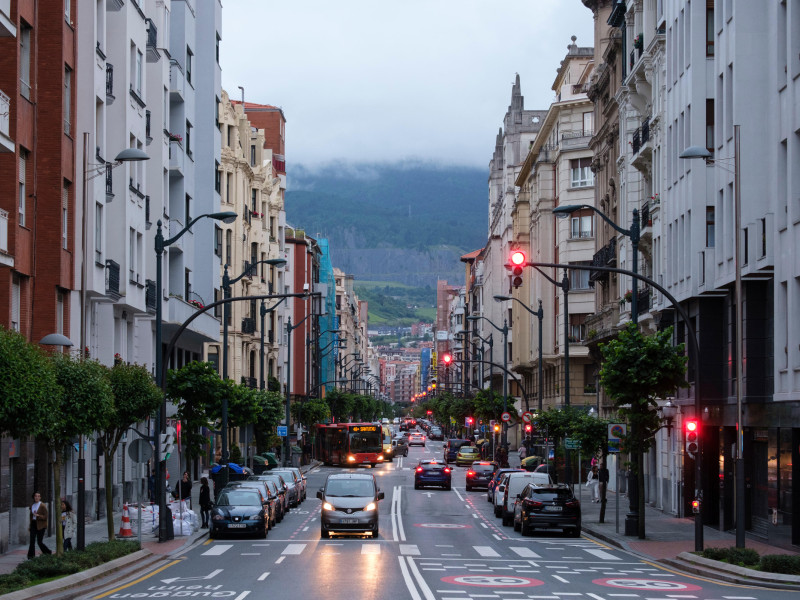 Calle Alameda de Recalde en Bilbao