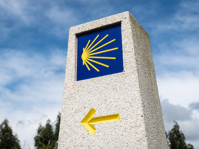 Señal del Camino de Santiago