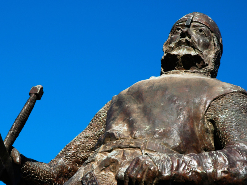 Estatua del Cid Campeador en Teruel