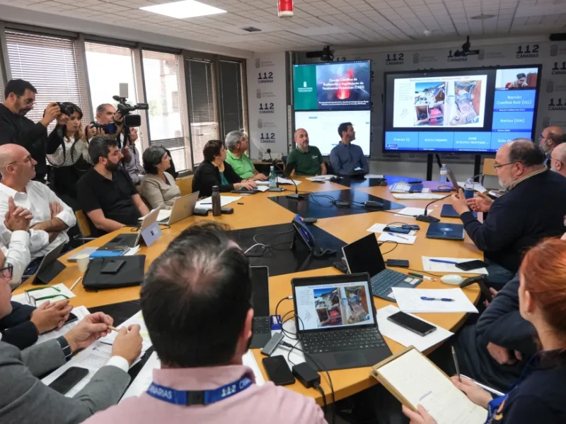 Reunión del PEVOLCA en enero de 2025 para tratar la actividad anómala en el Teide