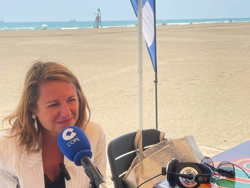 La alcaldesa, Begoña Carrasco, ha sido protagonista en COPE Más Castellón, en un programa especial con motivo del Festival del Viento
