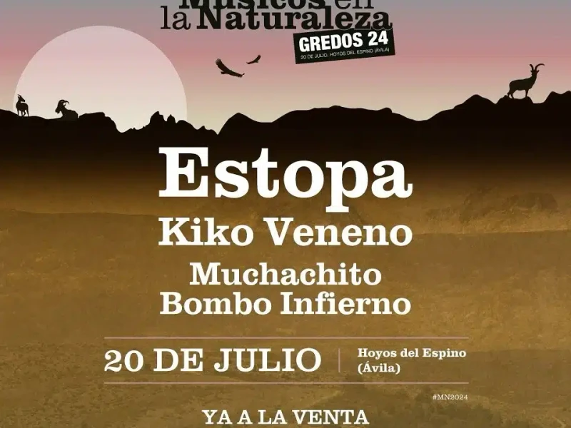 Cartel Músicos en la Naturaleza 2024