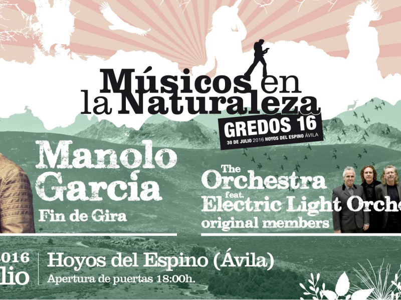 Cartel Músicos en la Naturaleza, 2016