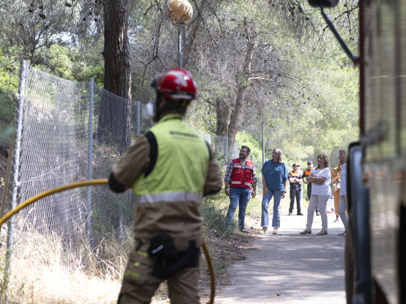Ejercicio táctico del Consorcio de Bomberos de Castellón
