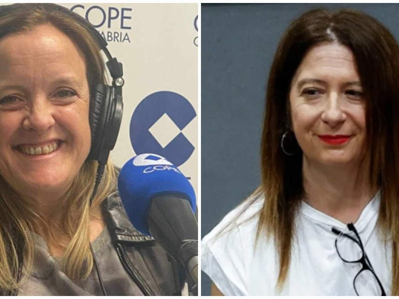 Isabel Urrutia en COPE Cantabria, y Leire Díez