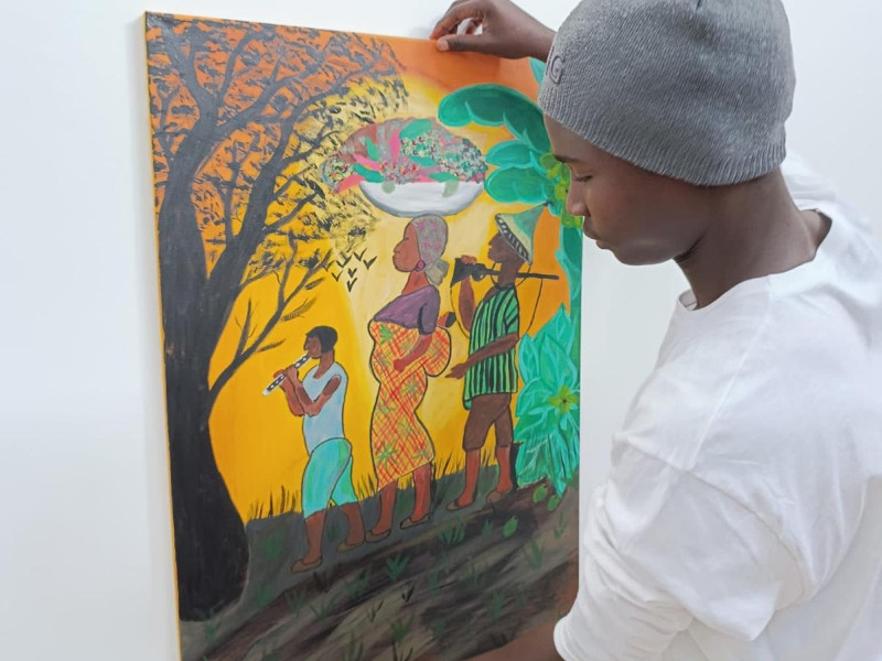 Cisse y sus pinturas