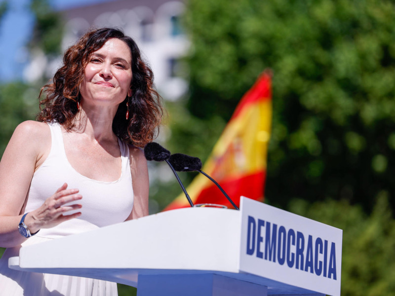 La presidenta del PP de Madrid y del Gobierno de la Comunidad de Madrid, Isabel Díaz Ayuso