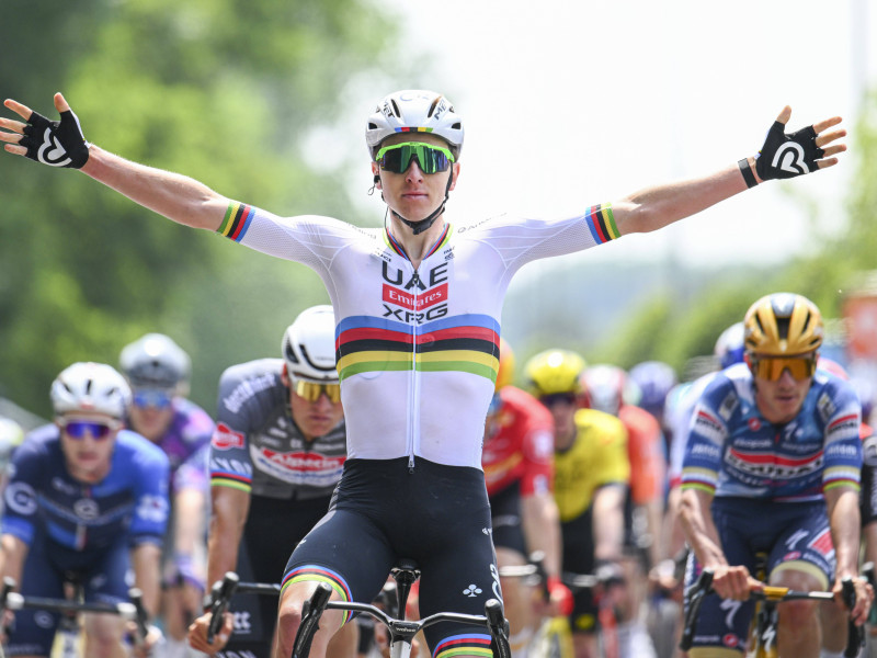 Victoria y liderato para Pogacar en la primera etapa del Dauphine.