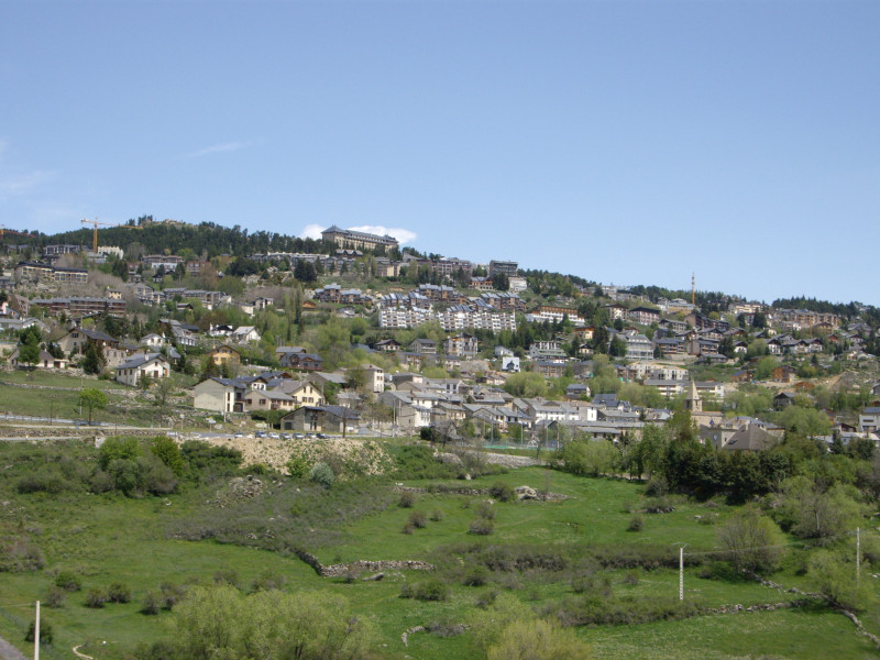 La localidad de Font Romeu es idílica