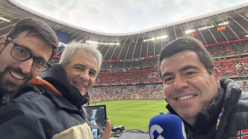 Sergio Jiménez, Manolo Lama y Miguel Ángel Díaz