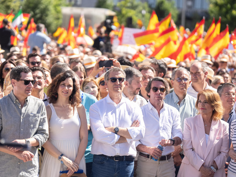 Manifestación en Plaza de España