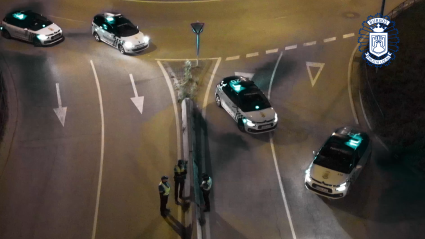 La Policía Local de Burgos desmantela carreras ilegales en el polígono de Villalonquéjar con un operativo sin precedentes