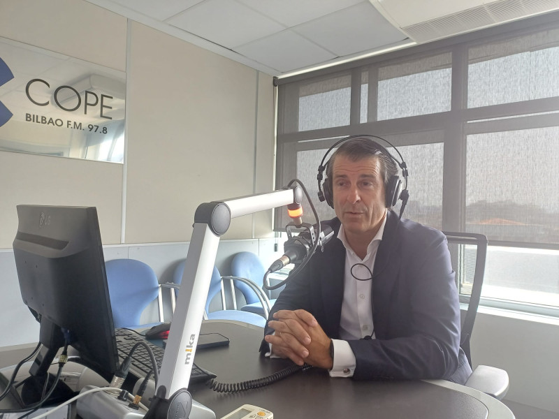 Iñigo Bustamante durante su entrevista en COPE
