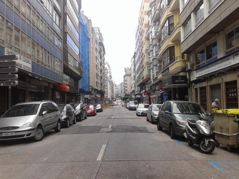 Calle Federico Tapia de A Coruña (foto de archivo)