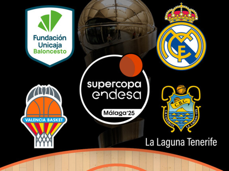 Los cuatro semifinalistas jugarán la Supercopa en Málaga