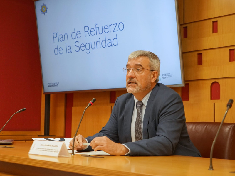 Edil de Seguridad de Vitoria, César Fernández de Landa