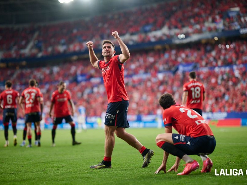 Jesús Areso, en el último partido de Osasuna en El Sadar