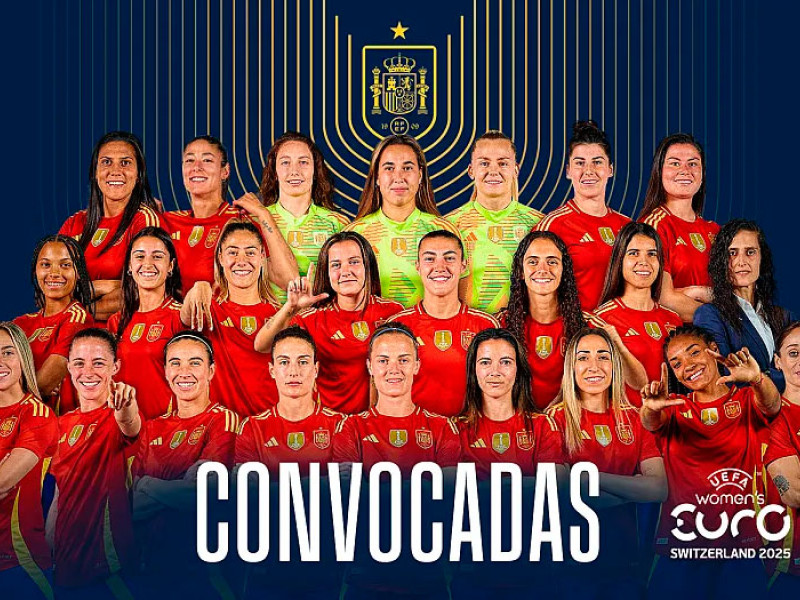 Convocatoria de España para la Eurocopa femenina 2025