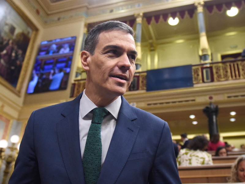 El presidente del Gobierno, Pedro Sánchez