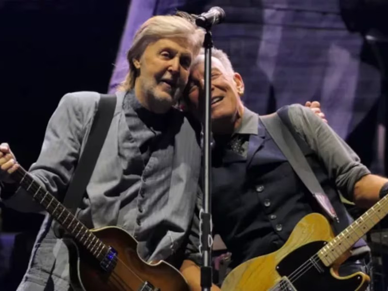 Paul McCartney y Bruce Springsteen