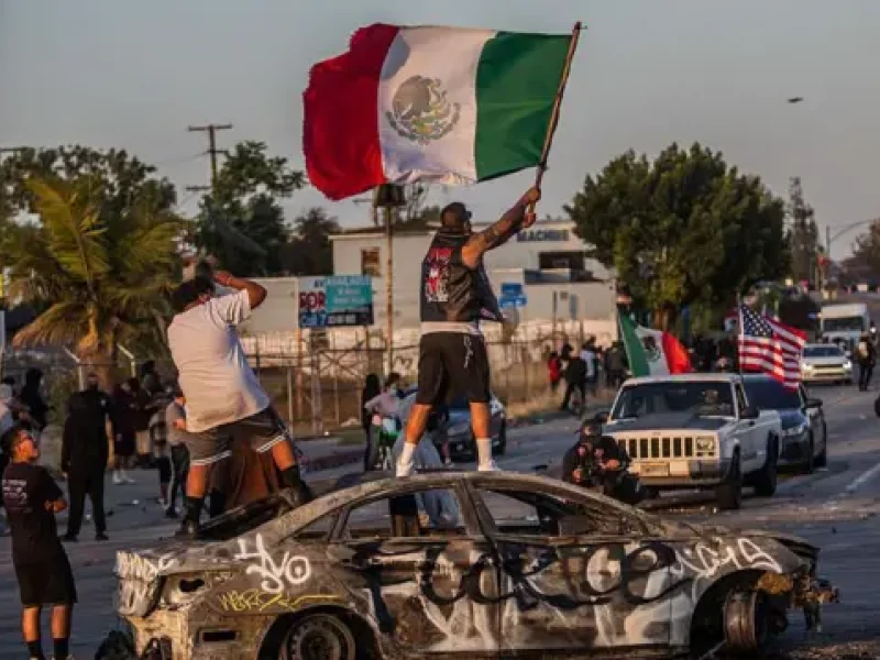 Las protestas están motivadas por el trato del gobierno a los migrantes