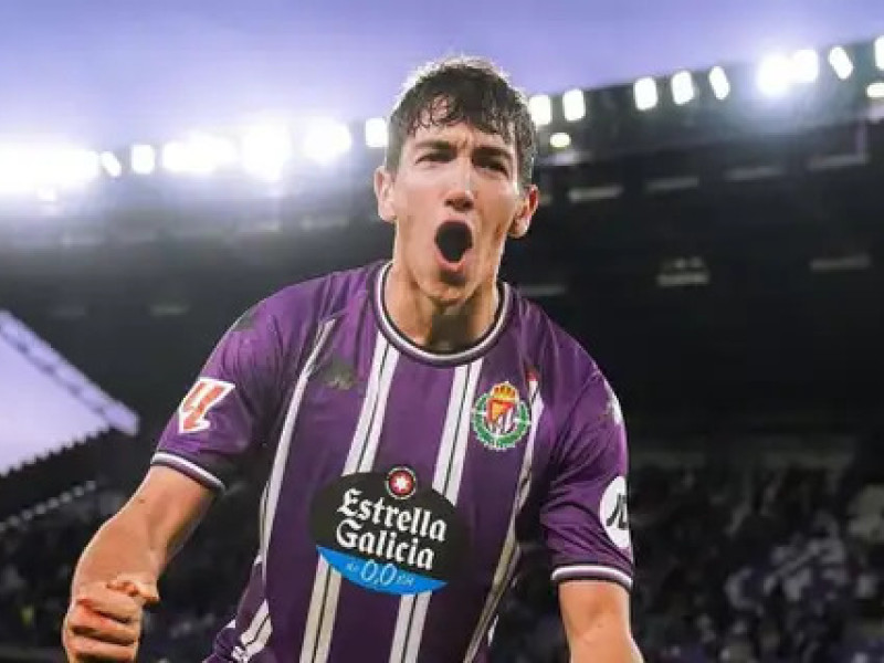 Mario Martín, en un partido con el Real Valladolid