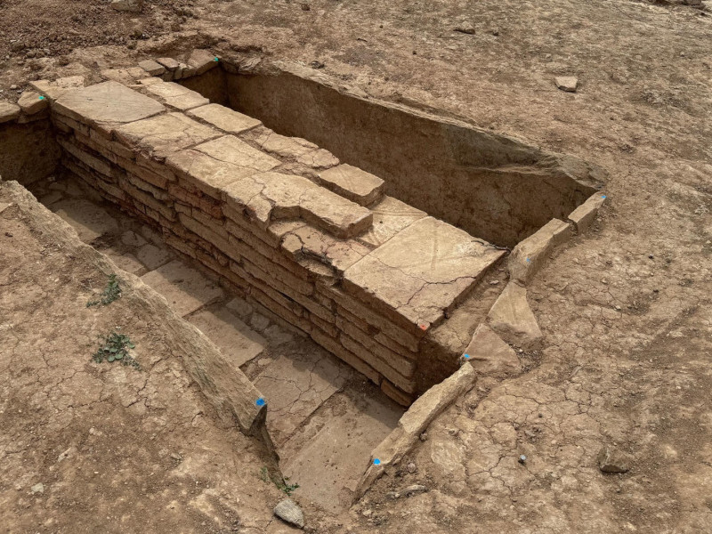 Hallan 60 enterramientos romanos en unas obras de Villafranca de los Barros