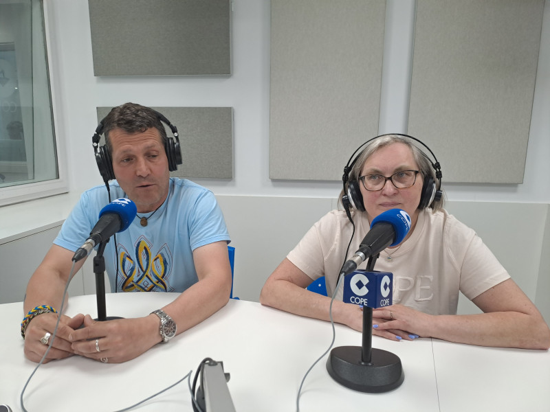Benjamín y Nadiya en COPE Navarra