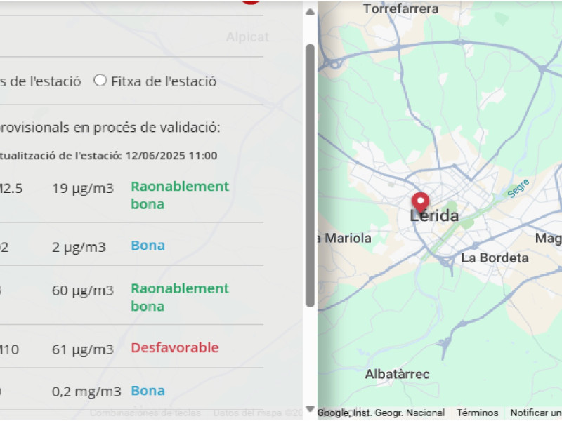 Mapa de Medi Ambient de la Generalitat de Catalunya