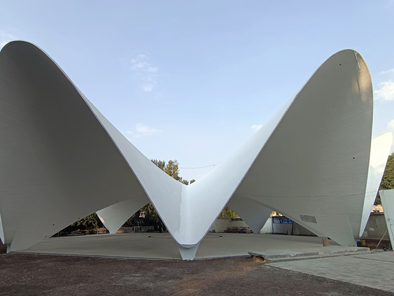 Manantiales restaurado. Obra de Felix Candela