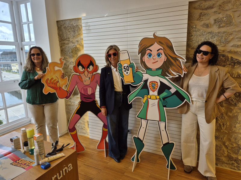 Presentación de la campaña de Fotoprotección en el Colegio Farmacéutico de A Coruña