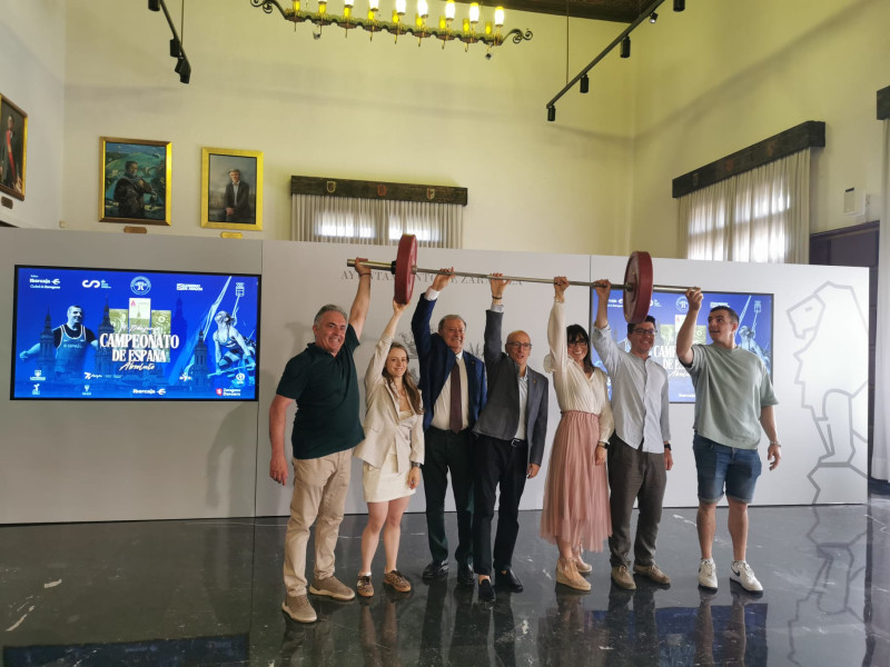 Presentación del Campeonato de España de halterofilia.