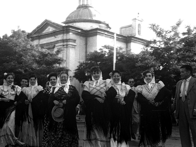 foto de archivo de la verbena de San Antonio de la Florida en Madrid
