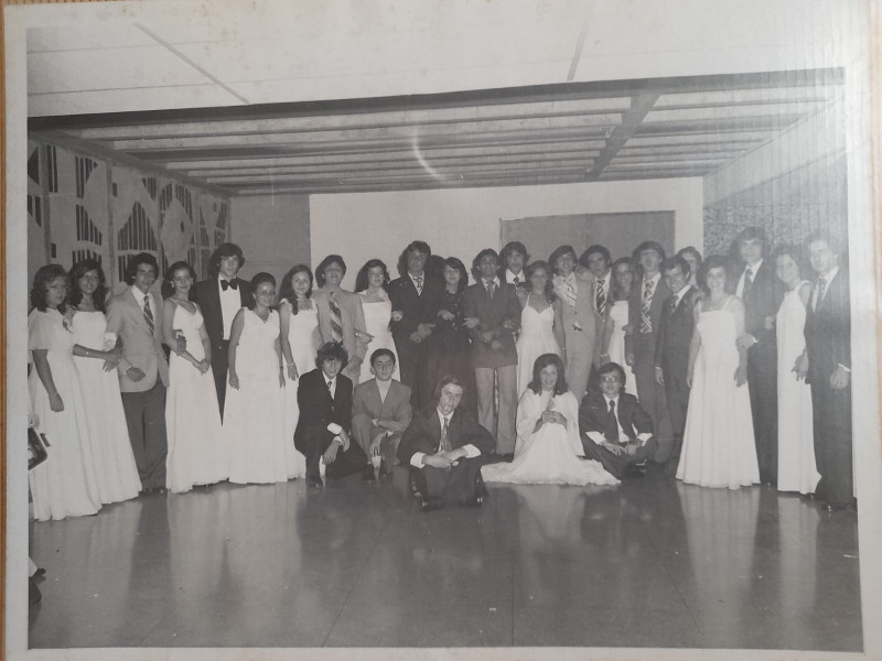 Graduación de la promoción de 1975 en el Colegio Diego de Losada de Caracas