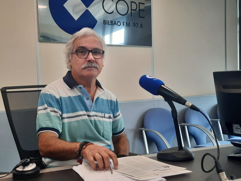 Pedro Ontoso durante su entrevista en COPE Euskadi